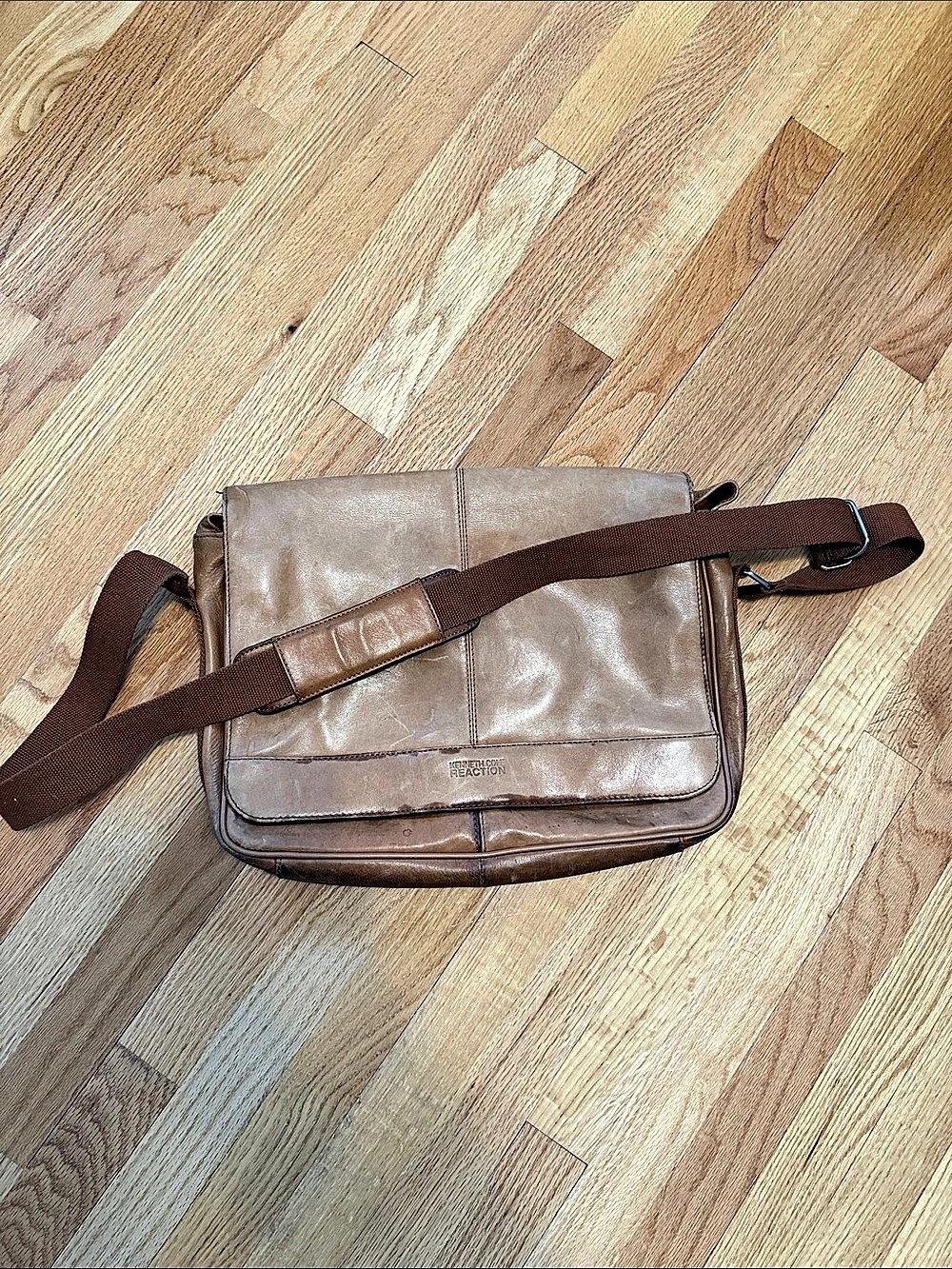 Reaction by Kenneth Cole Brown Messenger Bag